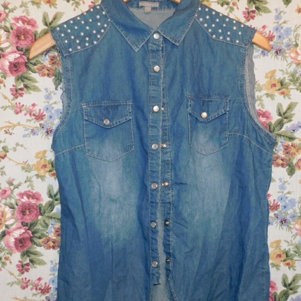 Denim Button Up